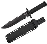 BSH Adventure Kampfmesser- Neck Knife - Springmesser- Takschies Messer- Baton