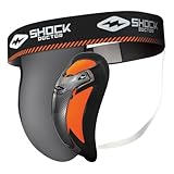 Shock Doctor Herren Suspensorium mit Ultra Carbon Flex Cup Tiefschutz, Grey, L EU